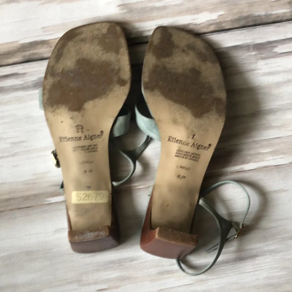 ETIENNE AIGNER HEELED SANDAL SIZE 8